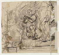 P+ 061
<br/>
De wegzending van Hagar en Ismaël (Gen.XXI; 14)
<br/>
<em>Eeckhout, Gerbrand van den (1621-1674)</em>